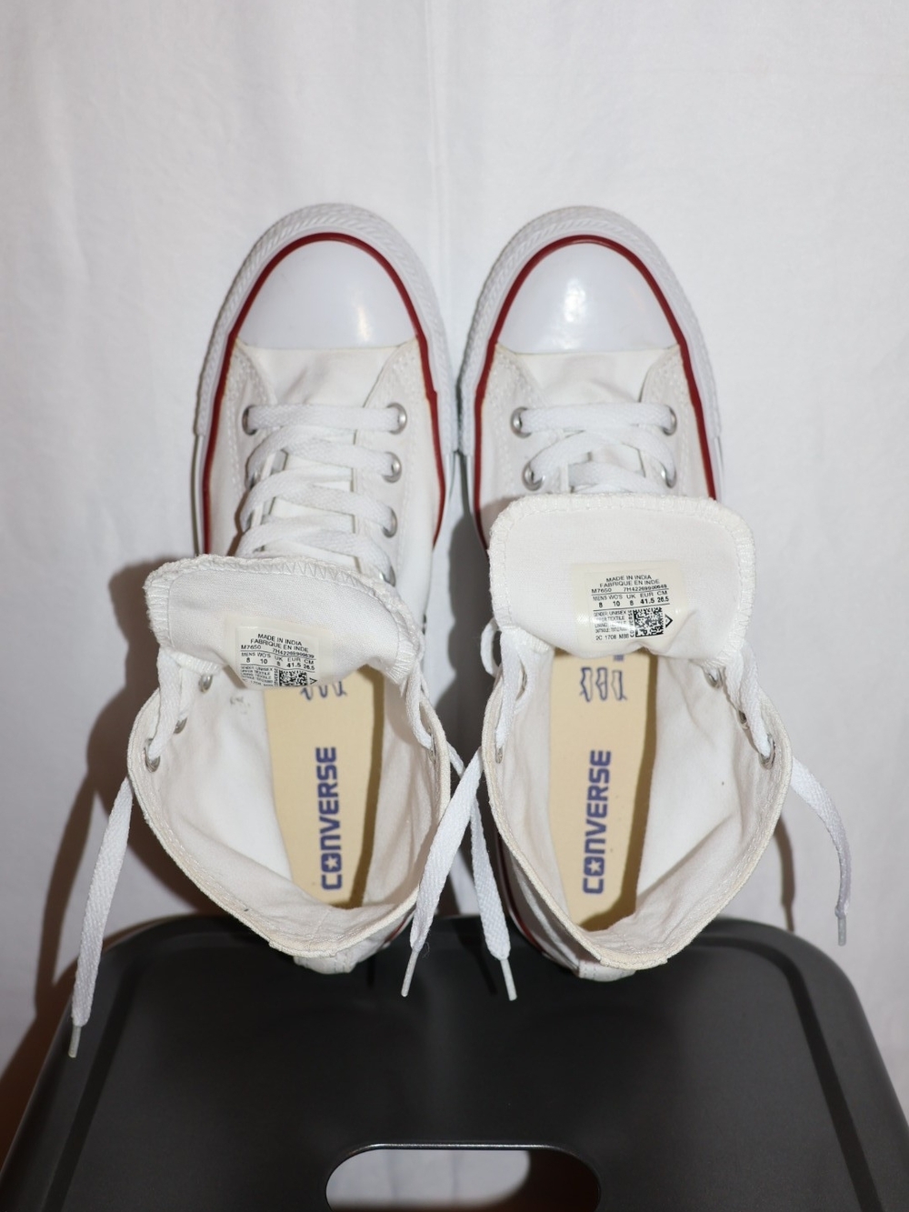 Converse Chuck Taylor All Star High-Tops "Optical White" - Picture 7 of 8